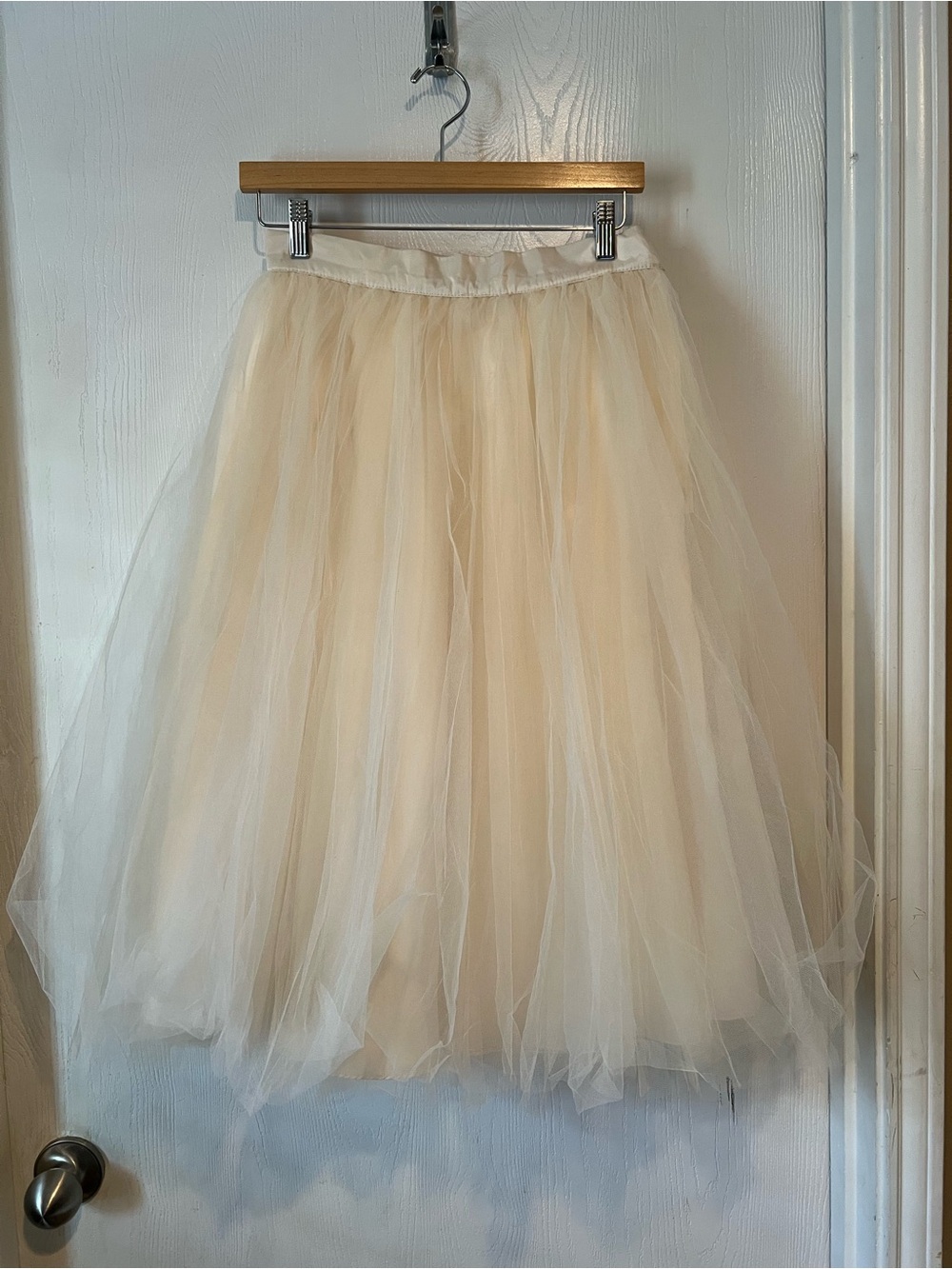 Alexandra Grecco Ivory Off White Tulle Skirt Women Size 6
